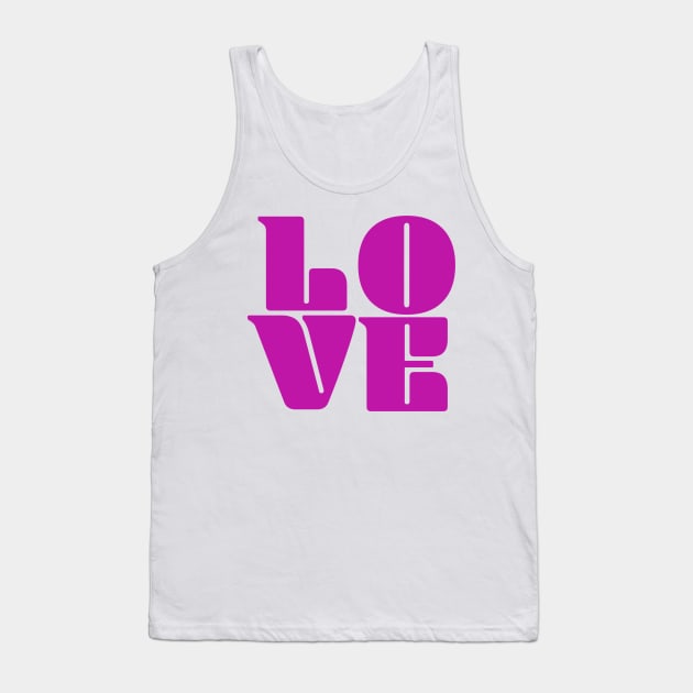 Love Tank Top by The E Hive Design